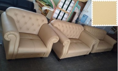 Flink Leather Sofa Lounge Set (Stock)